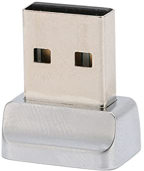 Leapiture Fingerabdruckleser, tragbarer Fingerabdruck-Anmeldeschlüssel 0,5 S 360 ° -Erkennungssensor Fingerabdruck-Computer USB-Fingerabdruck-Logger für Win 10 11 PC-Laptop