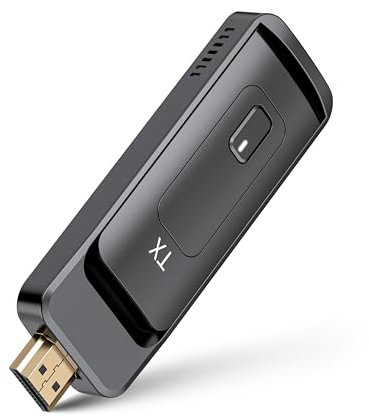 Wireless HDMI Transmitter, TIMBOOTECH Erwendet mit Kabellosen HDMI-Kits, 1 RX Gepaart mit bis zu 8 TX, Faltbare Antenne, 5G-Streaming von Video und Audio, Kabelloser HDMI-Extender