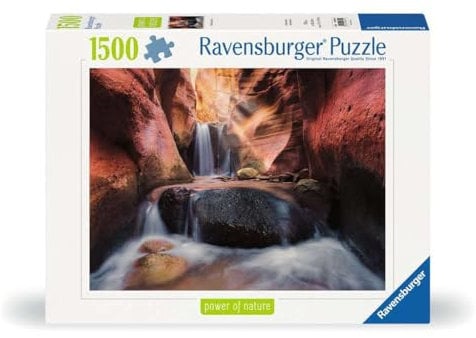 Ravensburger Puzzle 12000801 - Der Wasserfall im Red Canyon - 1500 Teile Puzzle für Erwachsene ab 14 Jahren