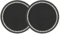 MWUMRCM 2 Pièces Support Gobelet Voiture Dessous de Verre, Porte-gobelet de Voiture en Caoutchouc Antidérapant, Universel 7 cm sous Verres de Voiture (Noir)