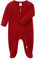KIDDLETOWN Baby Zipper Pyjama, Unisex Infant Onesie mit Handschuhen Langarm Fuß Pjs (rot, 0-3 Monate)