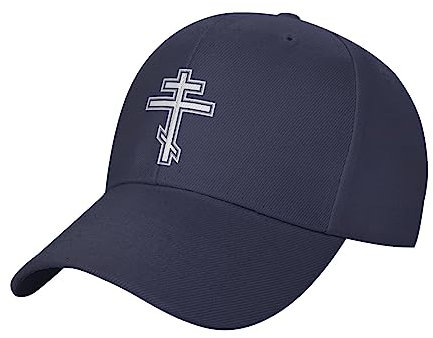 Baseball Cap Weißes Orthodoxes Kreuz Trucker Hut Unisex Baseballkappe Verstellbare Baseballmütze Für Reisen Running Outdoor