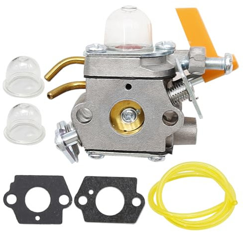 Hoypeyfiy 308054013 Carburetor Kit, Replacement for Ryobi, Replacement for Homelite 26cc and 30cc Trimmer and Brushcutter, Replaces 308054003, 985624001, 308054015