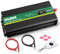 JIGUUN 3000W Convertisseur 24V 220V Pur Sinus Onduleur transformateur Puissance crête 6000W avec Télécommande sans Fil Écran LCD 2 Prises EU 1 Port USB pour Voiture Camping Voyage Urgence