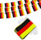 Deutschland Flaggen-Wimpelkette, Deutsch Flagge, Banner für Unabhängigkeitstag, Sport, Bars, Party-Dekorationen, Wimpelkette, 10 m, 30 Flaggen