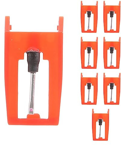 Swiixxer 8 StüCk Platten Spieler Nadel Platten Spieler Stylus Nadeln für Vinyl Platten Spieler