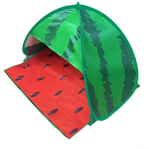 Pop-Up Beach Tent - UV Sun Protection Lightweight Outdoor Tent with Storage Bag - Shade for Baby, Adults, Kids & Pets(Watermelon)