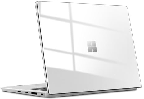 Clear Case for 13.8 Microsoft Surface Laptop 7(Model: 2036), Crystal Clear | Released in 2025, PC Hard Shell Cover, Shockproof Protective, Slim Snap Easily Install, for Surface Laptop