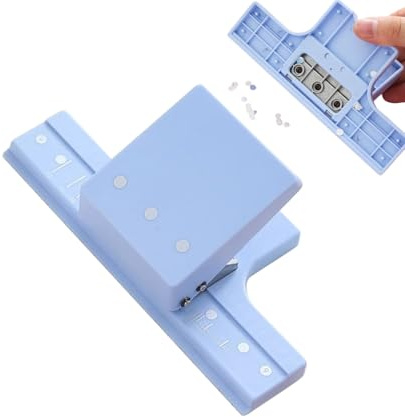 3-Loch-Stanzer – Locher für A4/B5/A5/A6/A7/A8-Papier, 5 mm Durchmesser, 19 mm Abstand, Loseblatt-Notizbücher, Scrapbooking-Papierstanzer