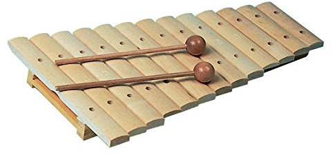 Xylophon natur, 13 Klangplatten