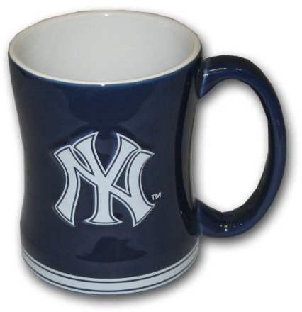 Boelter Brands MLB New York Yankees Relief geformte Tasse, 425 ml