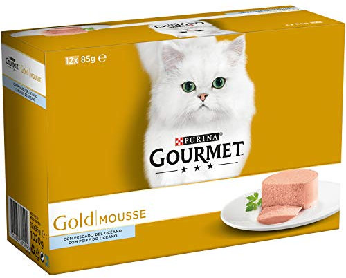 Gourmet - GOURMET GOLD Multipack Mousses avec Poisson de l'Océan - 1.02 Kg