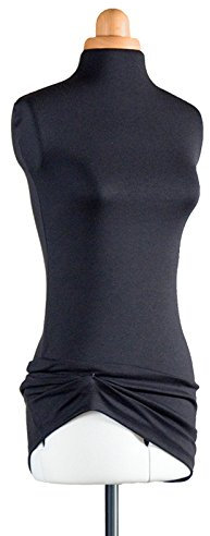 Bezüge für verstellbare Büsten (M, schwarz)