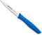 Arcos Couteau Mondador Serrated - Acier Inoxydable NITRUM 100 mm - Pour Fruits et Légumes - Manche Antidérapant Bleu - Série Nova
