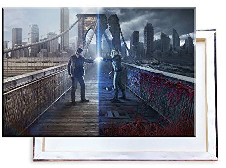 Unified Distribution 12 Monkeys Aaron Stanford Amanda Schull - 120x80 cm - Bilder & Kunstdrucke fertig auf Leinwand aufgespannt und in erstklassiger Druckqualität