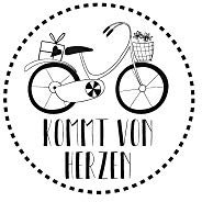 Rayher 29153000 Stempel Kommt von Herzen, Ø 3 cm