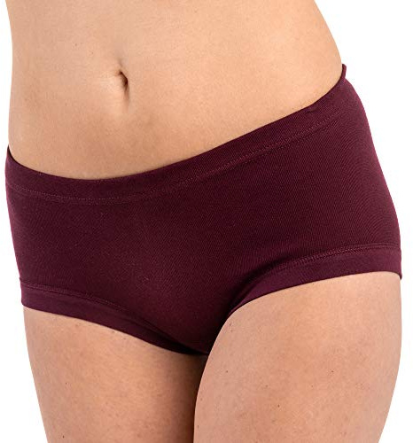 HERMKO 3er Pack Damen Taillenslip aus 100% Bio-Baumwolle mit Tunnelzug und elastischem Beinabschluss 9114001
