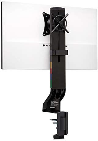 Kensington Monitor Arm with Vesa Mount - Space-Saving Small Monitor Arm for One Screen with Height Adjustable Settings, Single Monitor Arm for Home Office, Black (K55512WW)