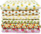 U/A 6 Stück 50 x 40cm Früchte Obst Muster Kinder Baumwollstoff Meterware Patchwork Stoffpakete Fat Quarters Quilten Stoffbündel