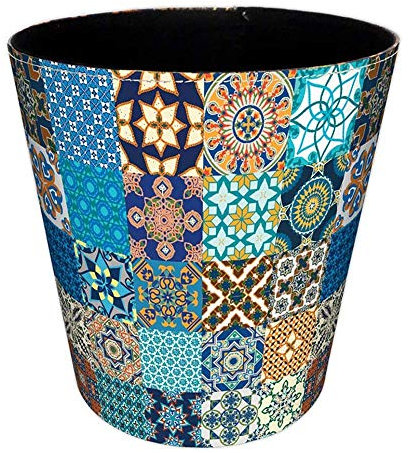 FHKBB 1 Pieza de Tipo de Rejilla de Papelera Impermeable para Oficina, Cocina, Dormitorio, Simple y Elegante