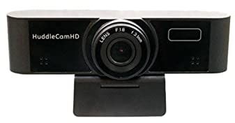 HuddleCam 1080P USB Webcam 104 HFOV 1920x1080 30fps Dual Microphones USB 2.0 (Black) App-based OSD
