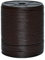 Cords Essentials Round Genuine Leather String Cord, Rope for Jewelry Making, Necklaces, Bracelets, Kumihimo Braiding, Wraps, Crafts and Hobby Projects (Dark Brown, 3.0 MM)