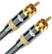 EMK Cable Coaxial para Subwoofer, 1 Conector RCA Macho a 1 Cable RCA Macho, Cable de Audio adecuado para el hogar, teatro, TV, subwoofer, sistemas Hi-Fi(1,5M, Coaxial Digital con Conector RCA, Marrón)
