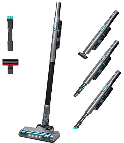 Cecotec Aspirador Vertical Ultraligero con Motor Digital Conga Rockstar Micro 20000 Stand&Clean. 200 W y 20 kPa de Poder de Succión, Menos de 1k, Autonomía 30 min, Cepillo Jalisco y Accesorios