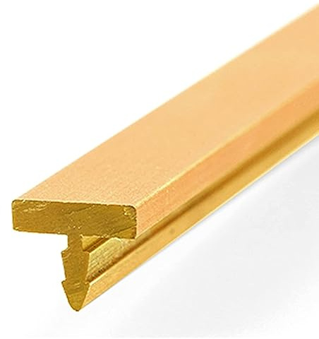 Bande De Transition De Sol En Laiton En Forme De T, Carrelage À Bande De Seuil En Stratifié, Bande De Garniture De Bord De Moquette En Métal For Intérieur/portes/sols En Bois/vinyle 100 Cm ( Size : W-
