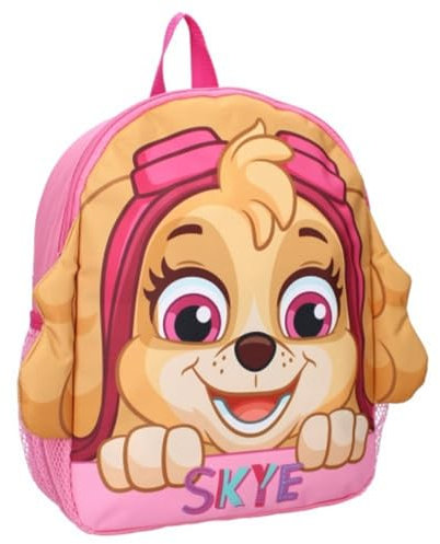 mybagstory Mochila - Patrulla Canina - Rosa - Niño - Escuela - Primaria - Guardería - Mochila para niña - Talla 32 cm - Tirantes ajustables - Idea de regalo, rosa, 32 cm