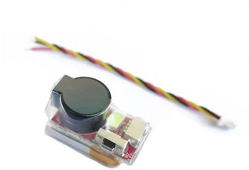 HePbak Super Fort 5V Buzzer Tracker sur 100dB Batterie intégrée LED Auto-Alimentation for FPV Racing Micro Longue portée LR4 Drone Pièces de Drones (Color : 1PC)