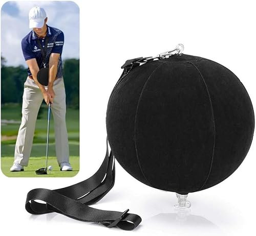 Golf Training Aids, Golf Impact Ball Golf Swing Trainer Aid Smart Assist Practice Ball Teaching Posture Correction Training Adjustable Intelligent Arm Motion Guide, Golf Gifts for Men