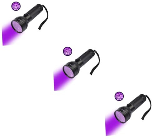 HOMSFOU 3St taschenlampe Haustier-Urin-Detektor UV-LED-Schwarzlicht UV-LED-Licht Banknotenerkennung Krabbenrogen