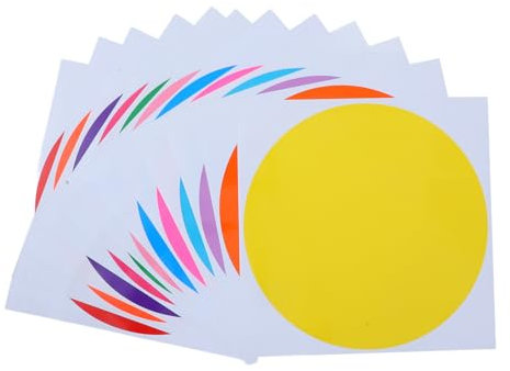 NUOBESTY 12feuilles Autocollantes Amovibles à Pois Pour Salle De Classe Tableau Effaçable à Sec Multifonction