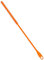 8mm Silicone Straw Brush, 9.45in Extra Long Straw Cleaner Bendable Reusable Straw Crevice Cleaning Brush Hanging Slim Pipe Brush for Metal Glass Straw (Orange)