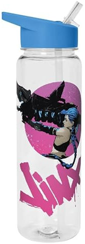 Arcane Borraccia in plastica – Borraccia ufficiale Arcane senza BPA, leggera e resistente, con splendide opere d'arte, ideale per i fan, perfetta per scuola, palestra o idratazione in movimento