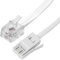 ltteea 5M BT Telephone to RJ11 Cable Phone Cable for Landline BT Plug to ADSL Modem Male 2 Pin Wire 6P2C Extension Lead for UK Landline Modem Fax Dial-Up, White