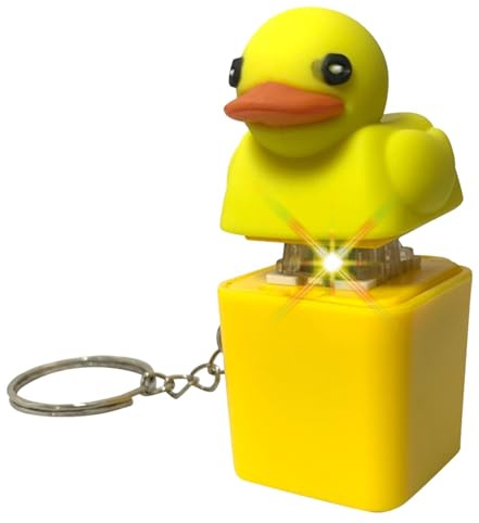 Tuxuseo Quack Duck Fidget Toy, Quacking Keyboard Button Fidget Duck Sensory Toy for Stress Relief, Keycaps, Quacking, Keyboard Clicker for Women, Men