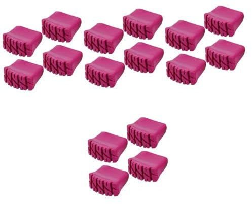 Gadpiparty 4 Sätze Klappbare Leiterfüße Stuhlbeinpolster Fahren Klappbare Leiterfußabdeckung Leiterfußabdeckungen Leiterfüße Abdeckungsschutz Leiterfüße Anti-rutsch-abdeckung Rot 4 Stück * 4