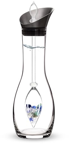 VitaJuwel Era LEBENSKRAFT | Edelsteinwasserset mit Aventurin, Sodalith & Bergkristall für Erneuerung, Vitalität & Stärkung (Karaffe & Edelsteinphiole)