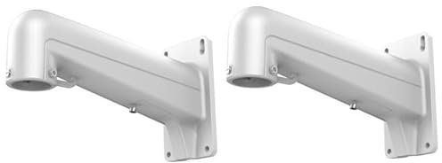 DS-1602ZJ Kit 2 Piece Wall Mount Bracket for Hikvision PTZ Cameras White Length 306mm Width 97.3mm Height 182.6mm
