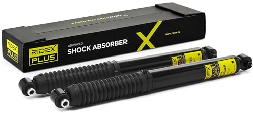 RIDEX PLUS 854S1718P 2x Stoßdämpfer Stossdämpfer Gasdruck Hinten Kompatibel mit PEUGEOT 207 WA, WC 5206FE 5206RK 5206FF
