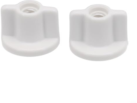 GANCEI Toilet Seat Back Nut, Toilet Seat Bottom Fixing Replacement Compatible With 6 Mm Screws For Bathroom Maintenance Or Repair(2Pcs)