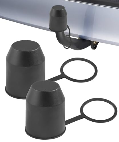 Xibao 2PCS Cache Boule Attelage Voiture,Protection Boule Attelage,Capuchon pour Attelage de Remorque,Convient à Tous Les Accouplements de Remorques,Camions,Camping-Cars,Remorques,Voitures,Navires