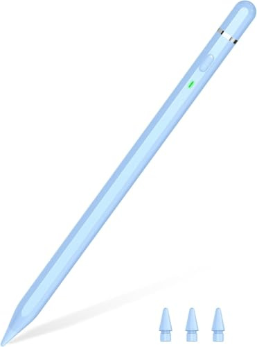 Pencil 1st Generation for iPad A16 (2018-2025): with USB-C Fast Charging & Tilt Sensitivity, Palm Rejection Magnetic Stylus Pen for iPad 6/7/8/9/10/11 - Air 3/4/5/M2/M3 - Mini 5~7 - Pro 11/12.9/M4