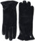 Roeckl Damen Handschuh Klassiker - Gerafft 13011-220, Gr. 7.5, Schwarz (000)