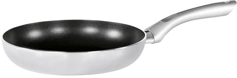 Krüger Aluminium Bratpfanne London Ø 20 cm|Induktion|Antihaft-Versiegelung | Induktionsgeeignet | Spülmaschinengeeignet | Leichtes Aluminium | Schnelle Wärmeverteilung | Für kleine Portionen