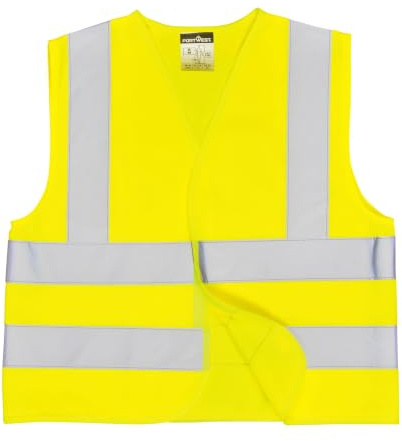 Portwest Men's Jn14 Junior Hi-Vis Vest - Age 10 to 12 (pack of 1)