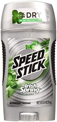 Speed Stick Antiperspirant Deodorant - Irish Spring Original - Net Wt. 2.7 OZ (76 g) Each - by Mennen Speed Sticks