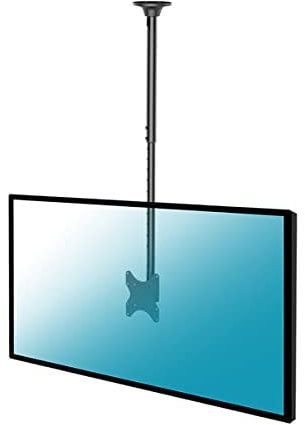 KIMEX - Support TV - Installation Plafond - Fonction Orientable/Inclinable - pour écran 23''-42'' - Hauteur réglable 106-156cm - 014-4011